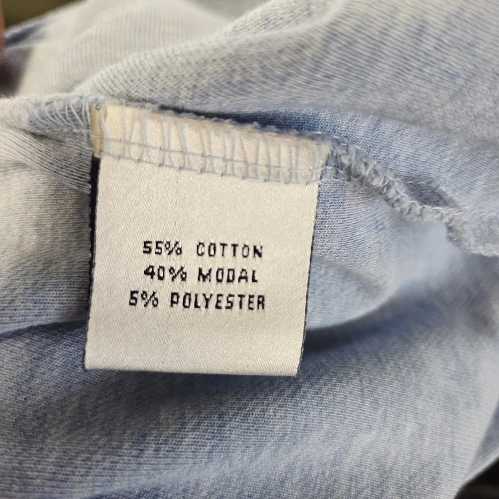 Peter Millar cotton modal baby blue quarter zip xxl